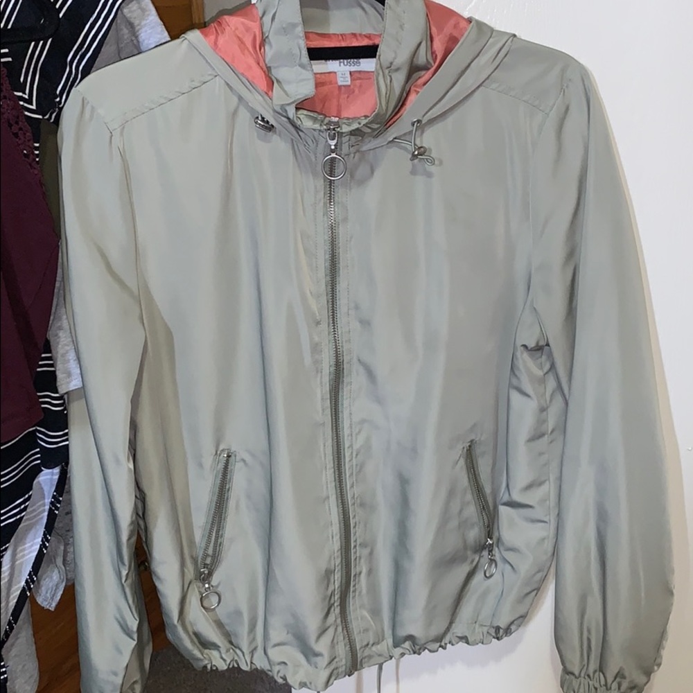 Green & pink wind breaker 💕